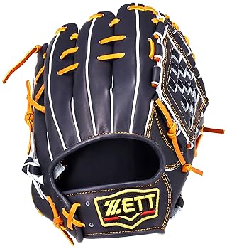 M*様 新品 ゼット プロステイタス 軟式用グラブ 右投用 ブラック×グレー 源 軟式グラブ プロステイタスSE 投手用 サイズ:4 | 【ZETT】ゼット